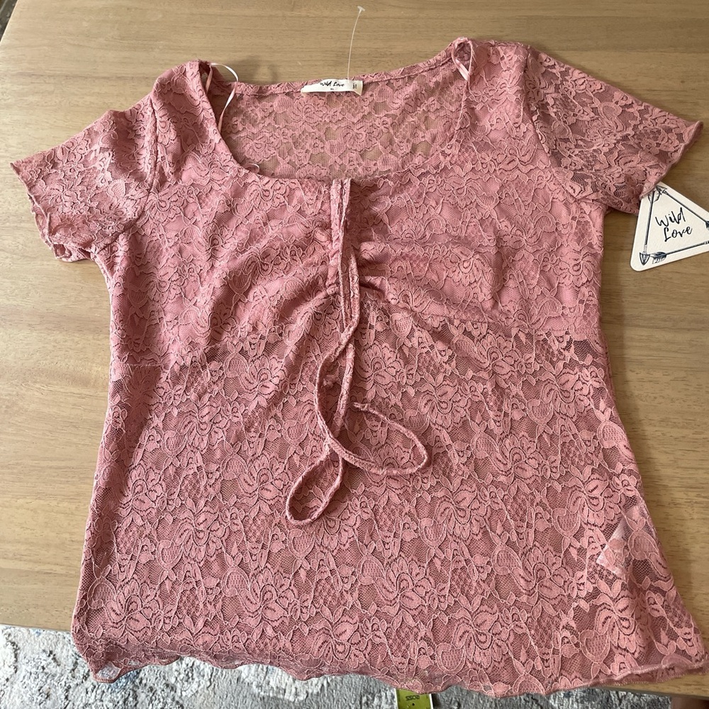 NWT lace top